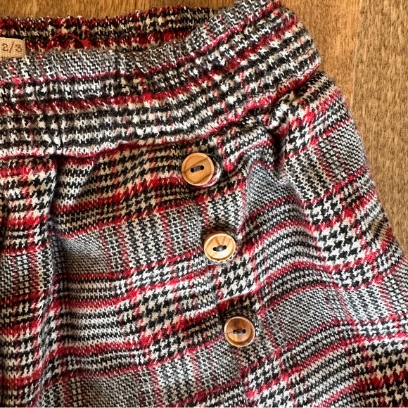EUC Zara Plaid Skort - Picture 3 of 4